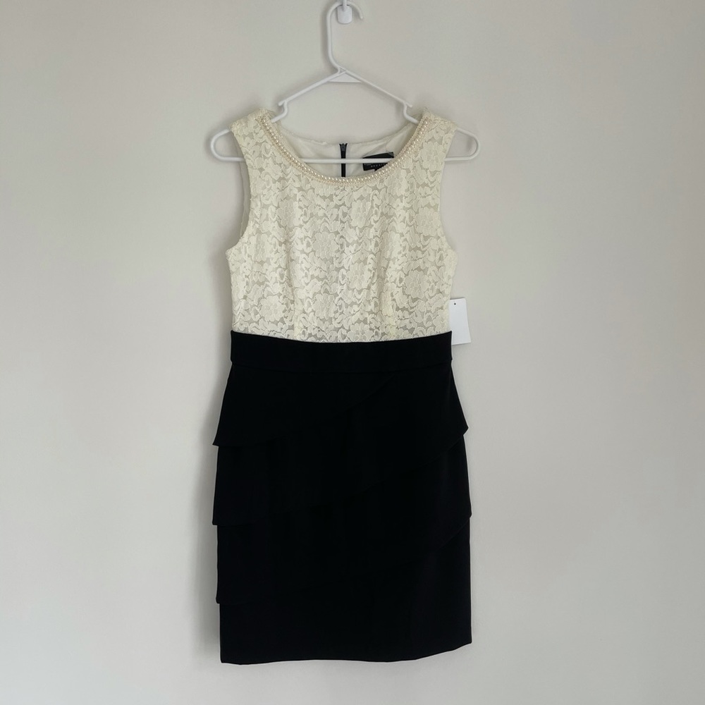 Black and white dress